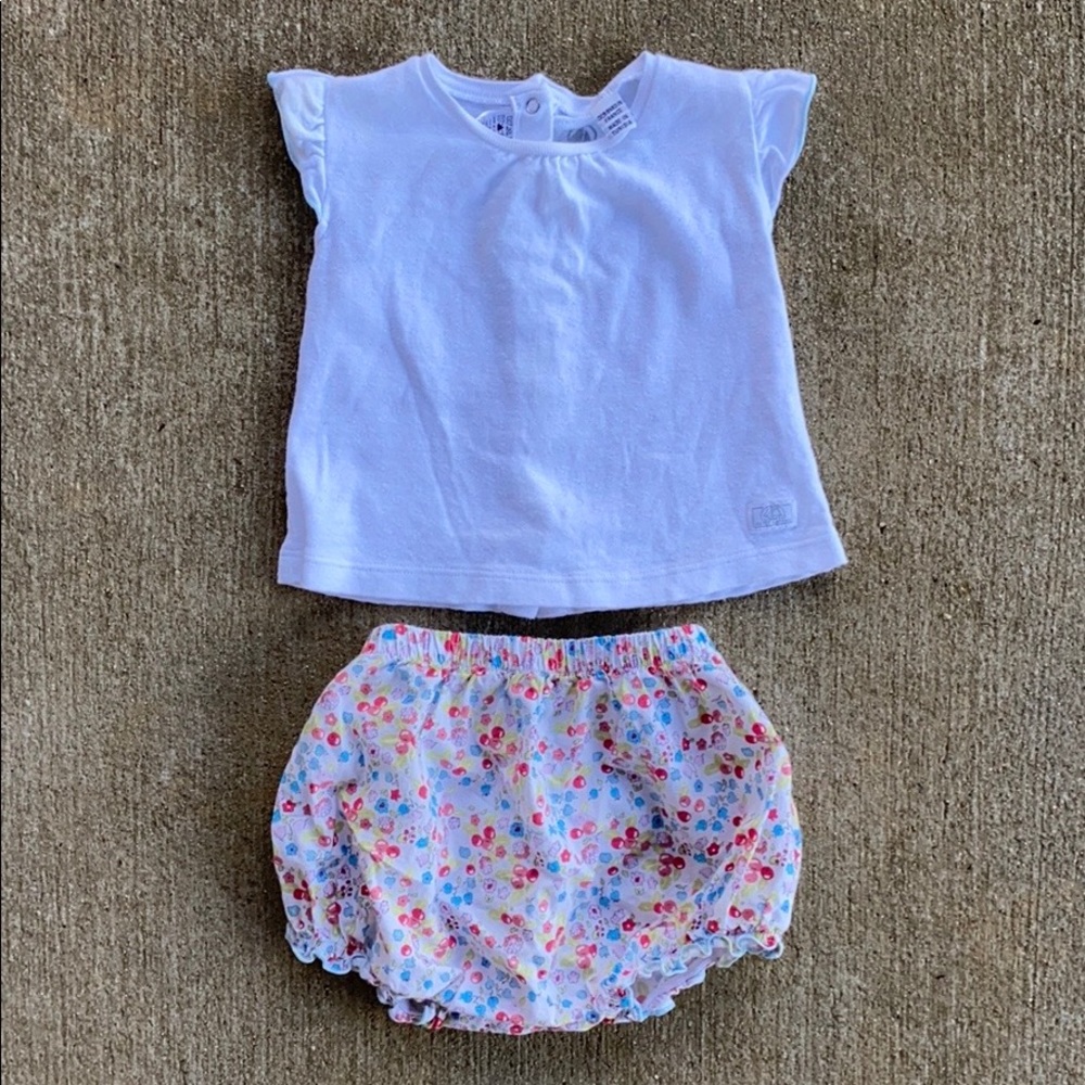 Petit Bateau 12 month girls outfit